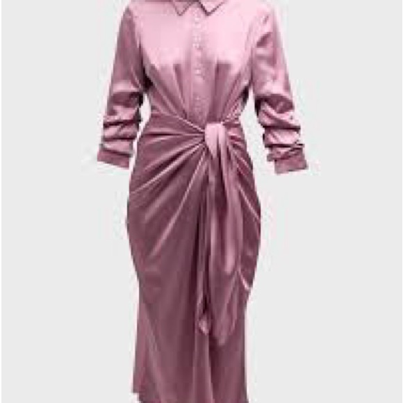 Cinq A Sept Pink Silk Dress - Picture 6 of 8